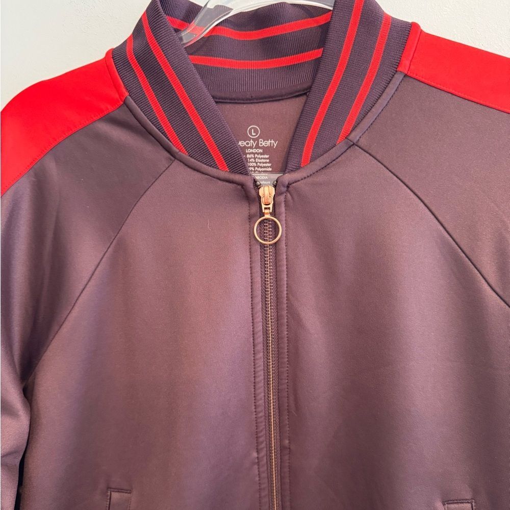 Sweaty Betty Craft Zip Up Track Jacket Size L - Picture 3 of 7